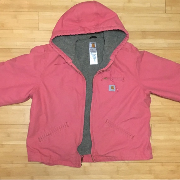 Carhartt Womens Pink Sherpa Lined Coat 